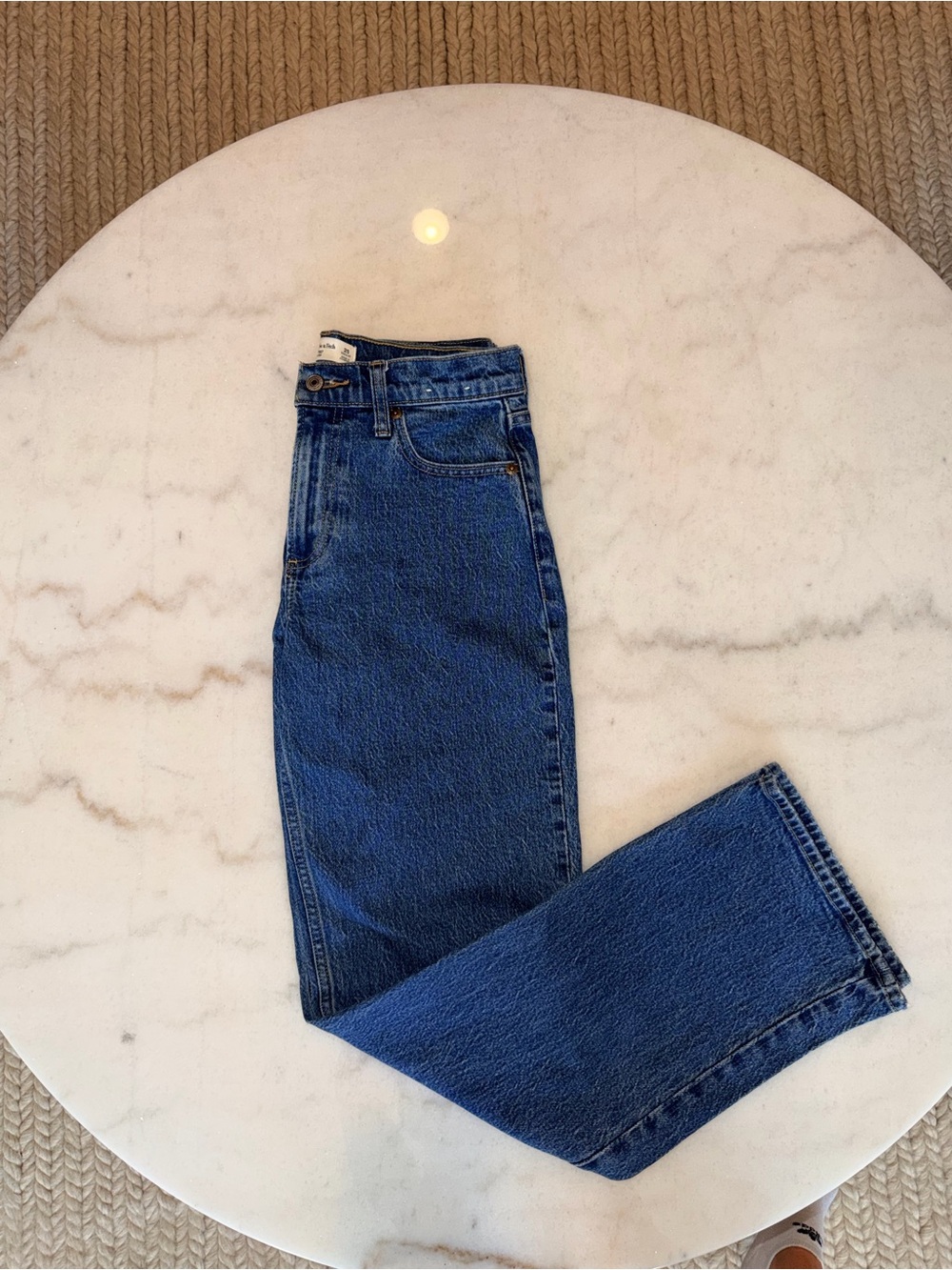 Abercrombie & Fitch Dark Blue Straight Jeans